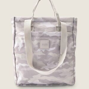PINK Victoria's Secret Gray Camo Tote NWT Original $39.95